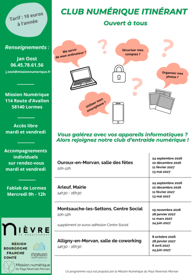 Club numérique itinérant - Arleuf